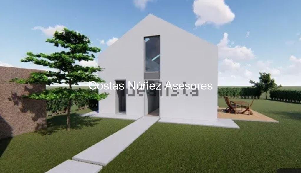 Foto 1 OFERTÓN EN PLAYA AMÉRICA. 2 CASAS EN UN SOLO TERRENO CON PROYECTO, CERCA DE TODO. 176.450 EUROS
